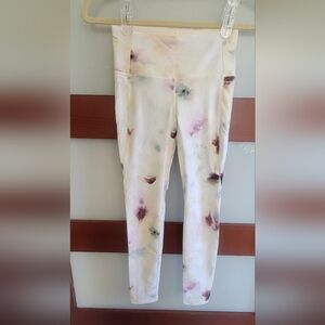 CALIA by Carrie Underwood Floral Tie-Dye Leggings Size XS